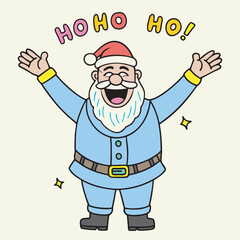 cartoon santa claus