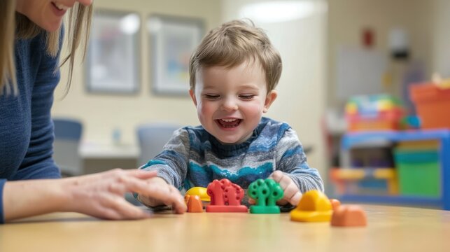 Early intervention special education programs offering support for young children with developmental delays