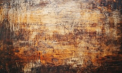 Abstract Rustic Texture with Warm Tones and Weathered Surface