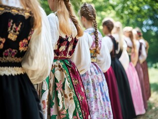Traditional dress for cultural reenactments, celebrating history through authentic clothing and performances