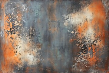 Abstract Rustic Texture with Warm Tones and Weathered Surface