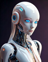 robot in space