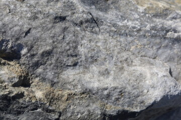 Marble surface. Ruskeala, Karelia.