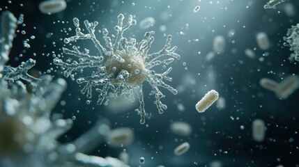 Microbial Life Under the Microscope in Stunning Detail