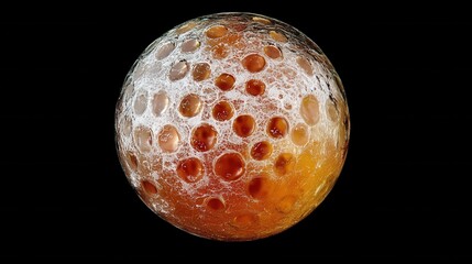 Abstract Texture of a Colorful Bubble Sphere