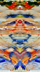 Abstract art background . Hand painting artwork on canvas .
