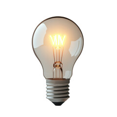 Energy Efficient LED Bulb with a Stylish Design for Modern Lighting Solutions and Interior Decoration, on the transparent background