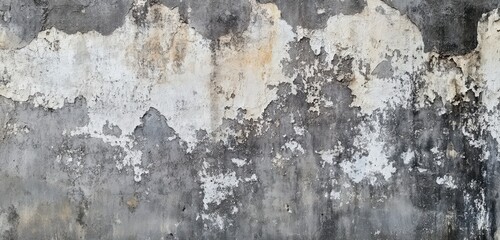 Obraz premium Grunge Gray Concrete Wall with Stains and Smudges