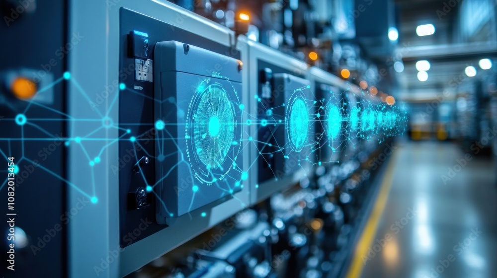 Poster connected manufacturing plant using iot sensors data-driven decision making, predictive maintenance,