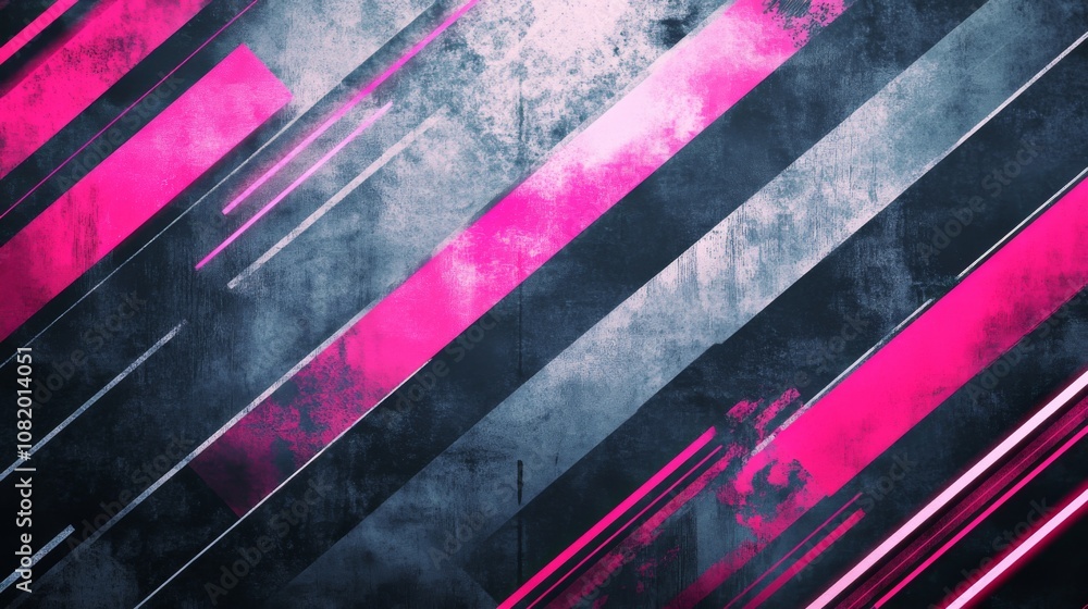 Fototapete vibrant abstract background with dynamic lines and grunge texture for creative projects and modern d