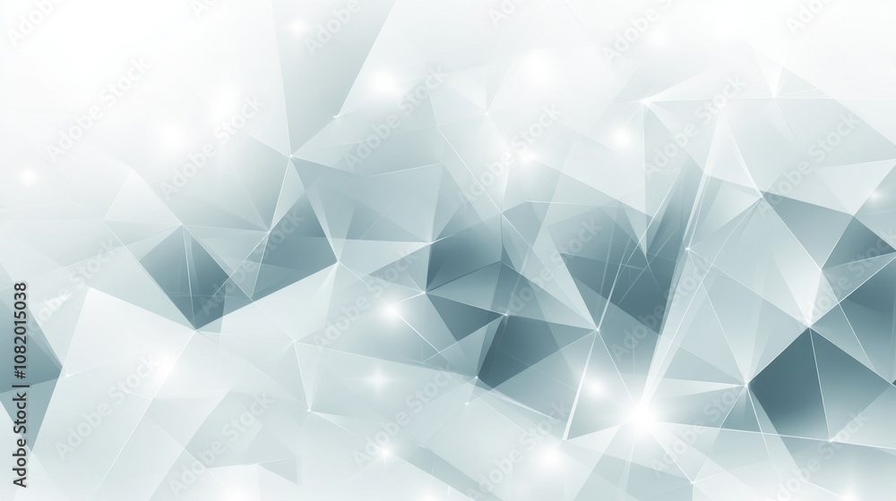 Poster abstract geometric background with light shimmering effects and soft color gradients ideal for moder