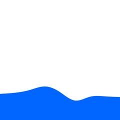 Abstract Blue Wave Template Design