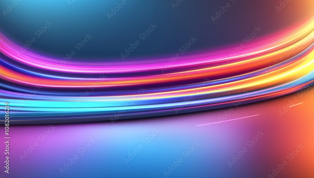 Aufkleber abstract digital data and technology background with light effect, big screen data center or server 