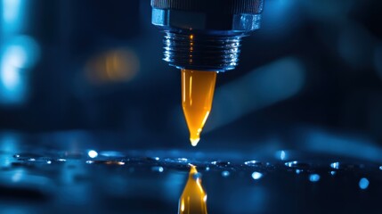 Nozzle of a glue gun releasing adhesion