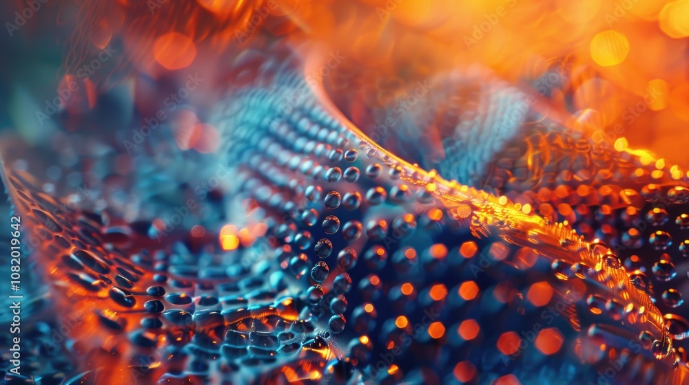 Poster a detailed shot of a cluster of lights, ideal for use in promotional materials or as a design elemen