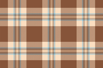 Refresh background vector tartan, arabic plaid pattern texture. Comfortable seamless fabric check textile in orange and light colors.
