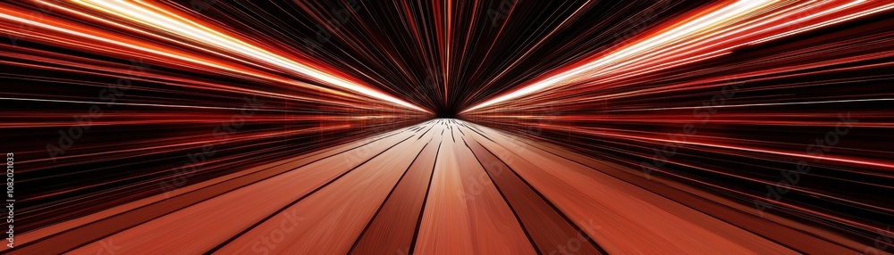 Aufkleber quantum computing of cryptography concept. a dynamic, abstract scene depicting streaks of light raci