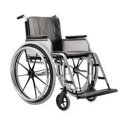 Fototapeta premium Wheelchair isolated on transparent background