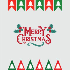 Merry Christmas Background Design