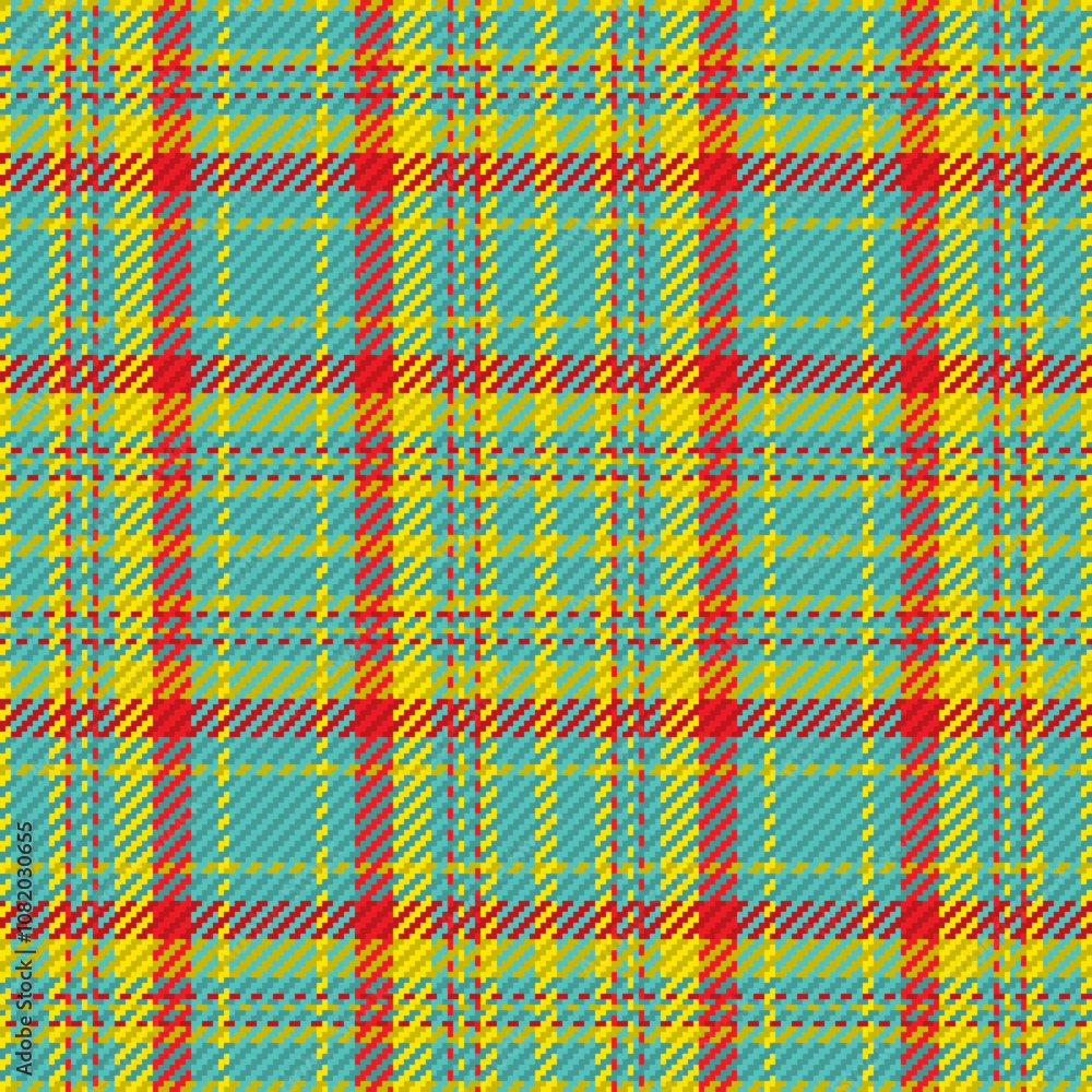 Poster seamless pattern of scottish tartan plaid. repeatable background with check fabric texture. vector b