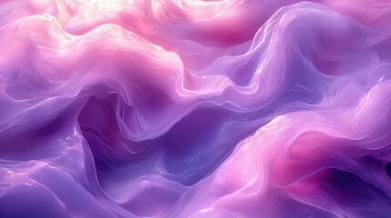 Obraz premium abstract background with flying tulle patterns in pink and purple