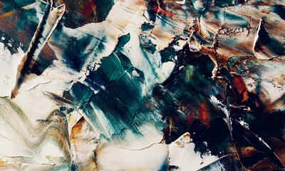 Abstract art background . Hand painting artwork on canvas .