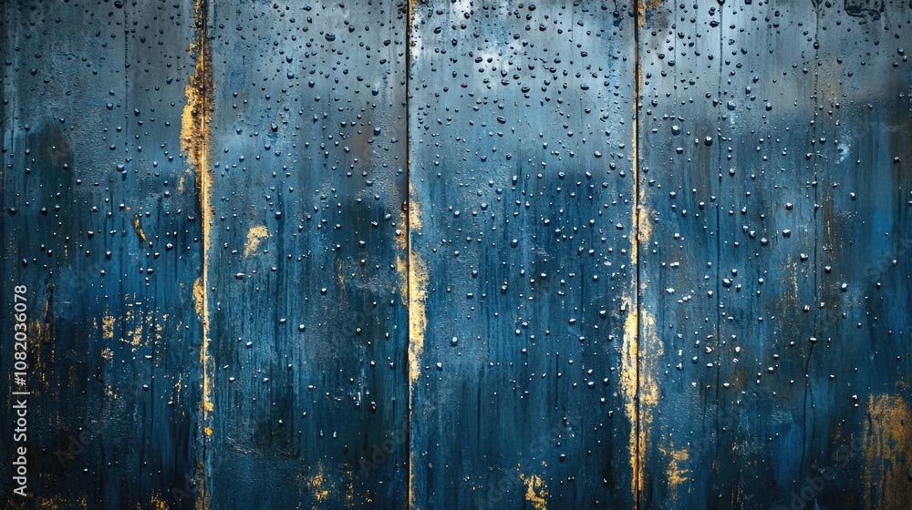 Poster close-up view of a metal surface with rivets, great for industrial or mechanical applications