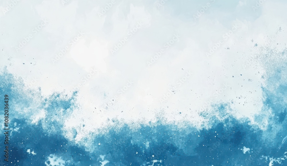 Poster abstract ocean wave background with soft blue tones and gentle textures perfect for creative project