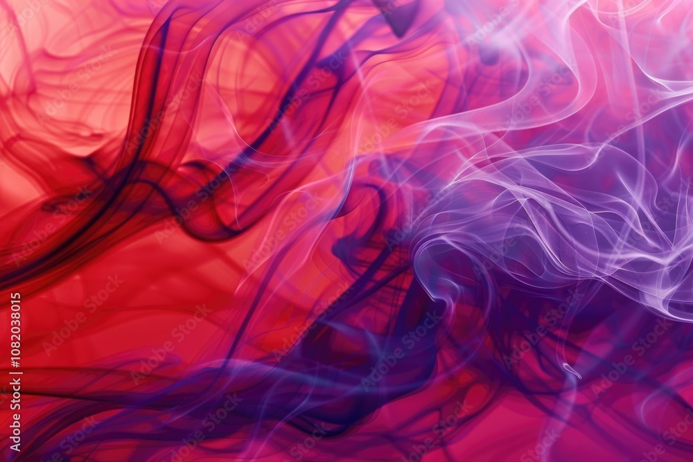 Poster a close-up view of a red and purple color combination, ideal for use in designs or as a decorative e