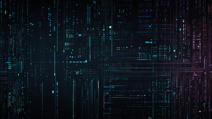 Obraz premium abstract binary background