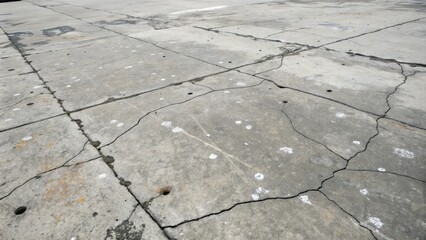 old cracked concrete wall