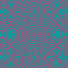 Purple Floral Pattern