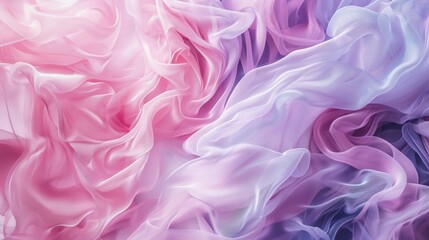 Obraz premium A close-up shot of pink and purple fabric texture