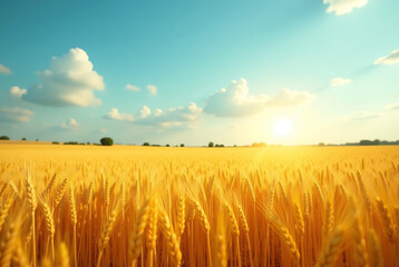 Happy Vaisakhi design template, wheat field for Punjabi harvest festival Vaisakhi