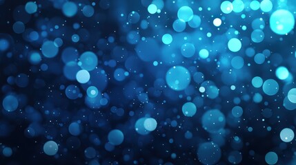 Dynamic blue bokeh background abstract photography digital artwork soft focus visual serenity light and color concepts for creative designs