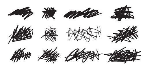 Hand drawn tangle scrawl sketch. Doodle Abstract scribble, chaos Isolated on white background. 