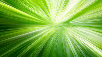 Obraz premium Abstract Green Light Burst with Dynamic Motion Effect 