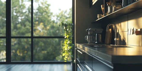 Modern Kitchen with Natural Light