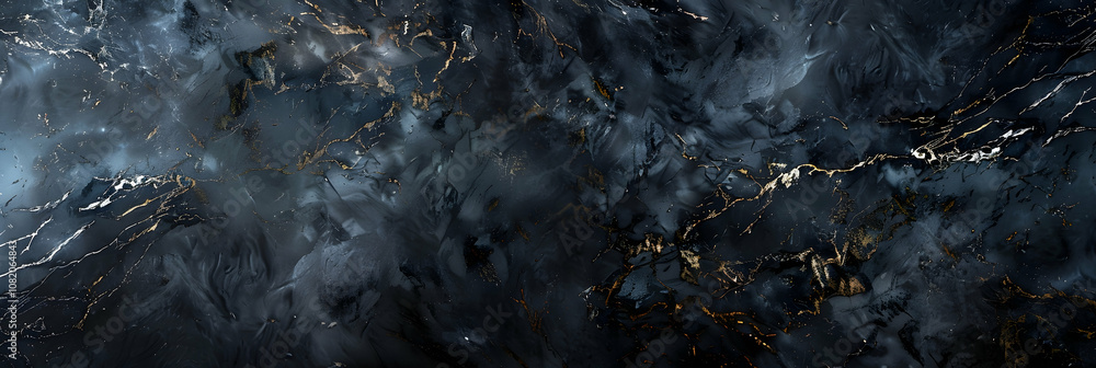 Poster black marble texture background with intricate patterns and textures