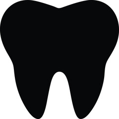 Dental Treatment and Tooth. Simple modern icon design illustration.