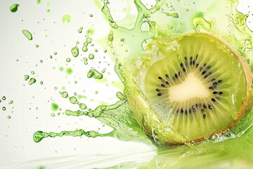 Vibrant and Refreshing Fruit Splash Effect for Healthy Living