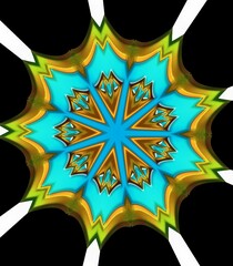 3D Abstract colorful creative background