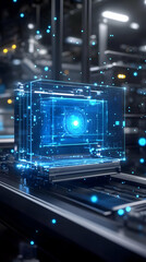 Obraz premium 3D Illustration - Data Center Server Technology