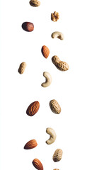 coffee beans isolated on white