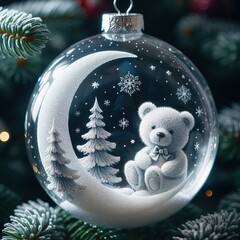 boule de No&euml;l d&eacute;coration