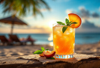 cocktail on the beach