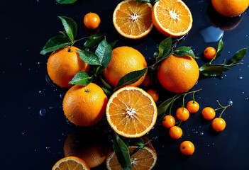orange and lemon