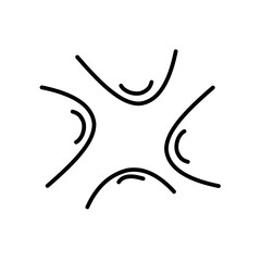 hand-drawn cute cartoony expression sign doodle line strokeemoticon effects design elements