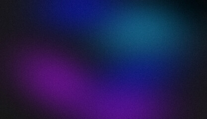 Abstract grainy backgrounds, aesthetic texture effect. Colorful spots black colors, noisy gradient, glowing color flow, vibrant colors texture background