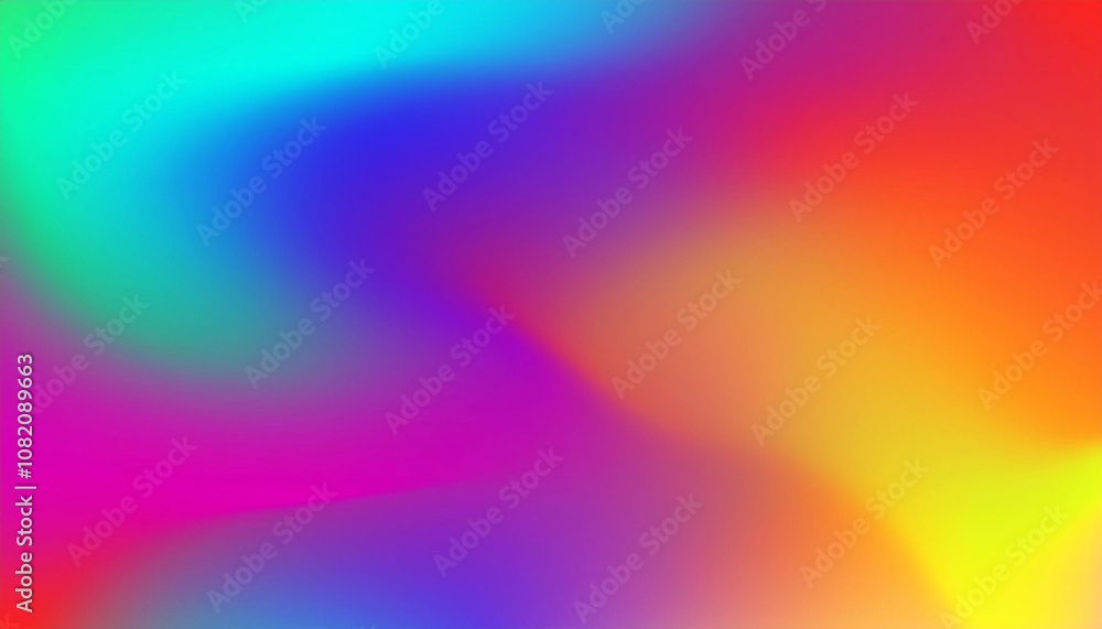 Aufkleber fluid background gradient. blurred multicolor gradient background. bright colored spots. wavy multi-